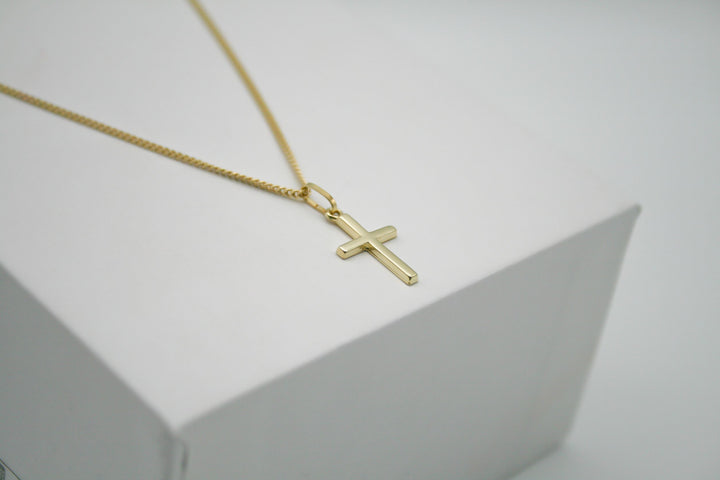 Halskette-Kreuz-Anhänger-Damen-333-Gold-Klein-von-Deinschmuck-by-Tl