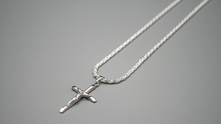 Kreuz Halskette "Jesus" Groß von Deinschmuck by TL
